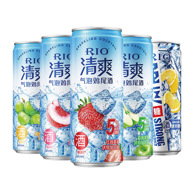 RIO 清爽鸡尾酒+气泡水组合 330ml*6罐 ￥18.91