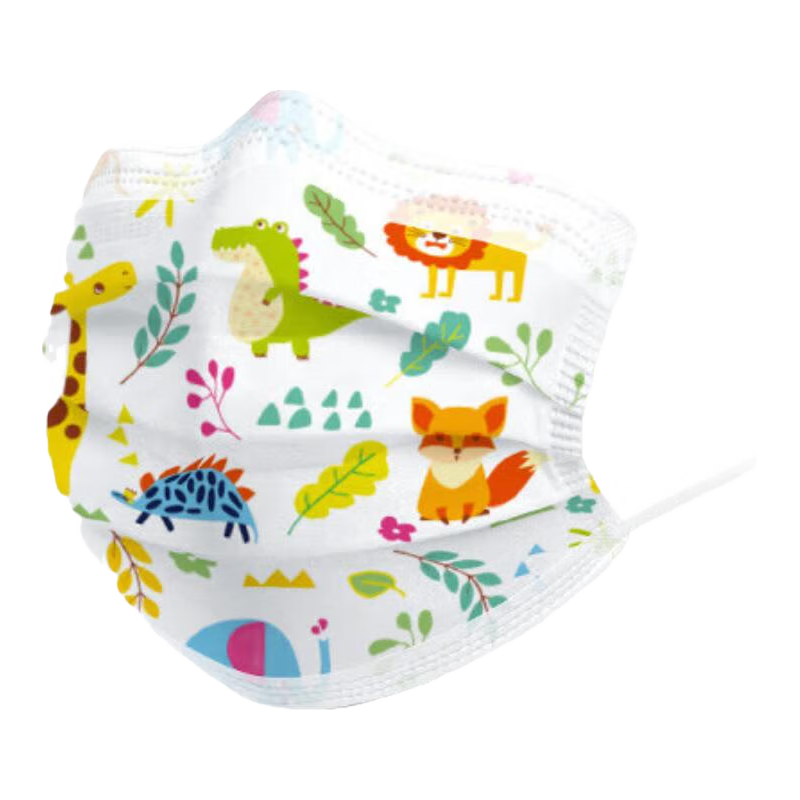 超亚医药 超亚一次性儿童款医用外科口罩动物世界50只 10.9元（需用券）