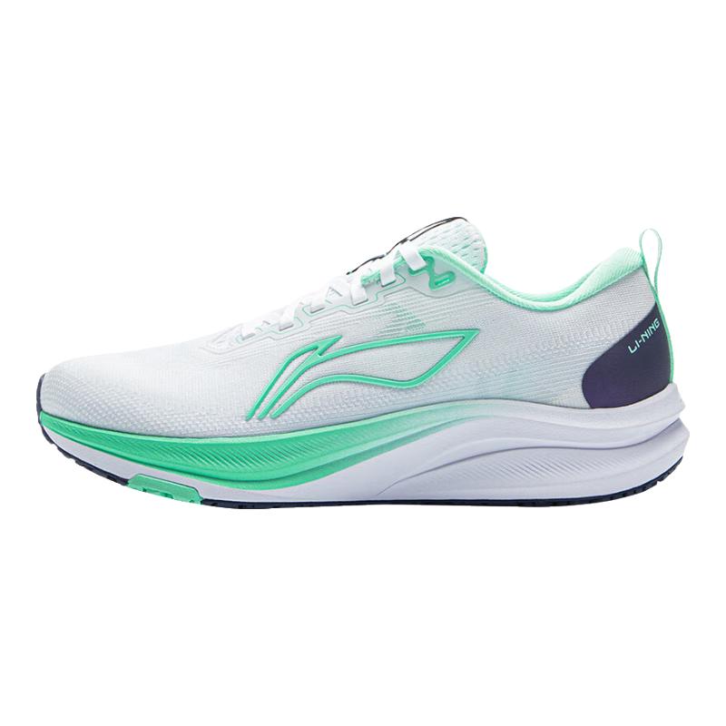 李宁 童鞋儿童跑步鞋男女小大童赤兔8反光轻量竞速跑鞋运动鞋YKFV114 标准白