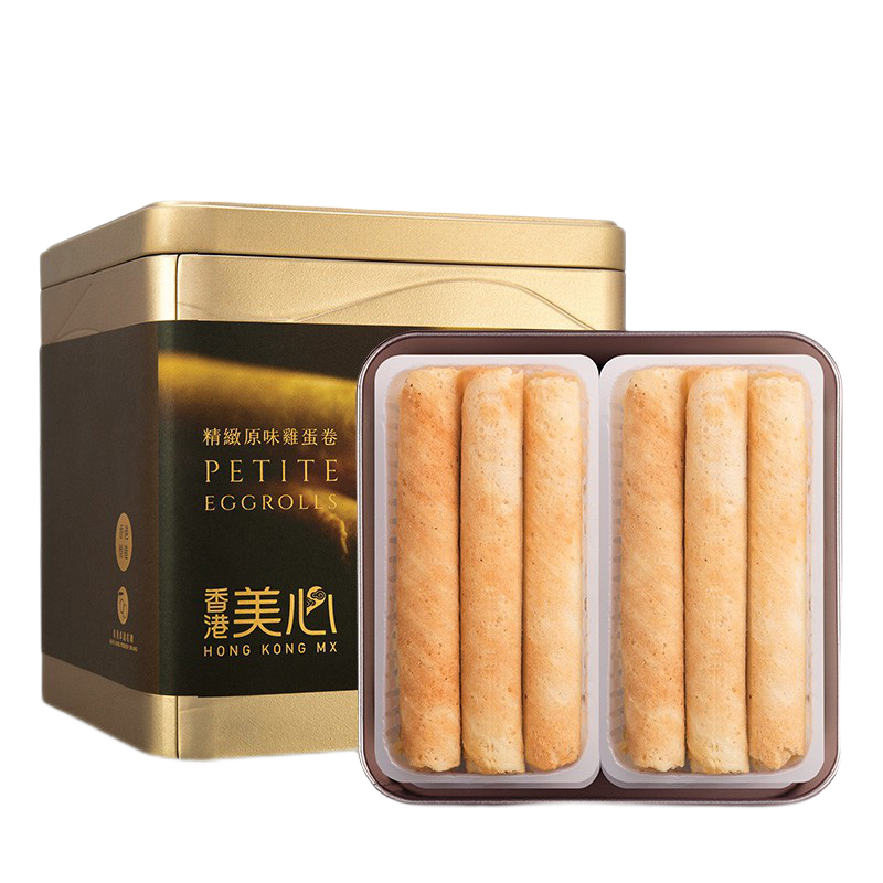 PLUS会员：美心（Meixin）中国香港 港版美心鸡蛋 精致原味208.8g 83.55元