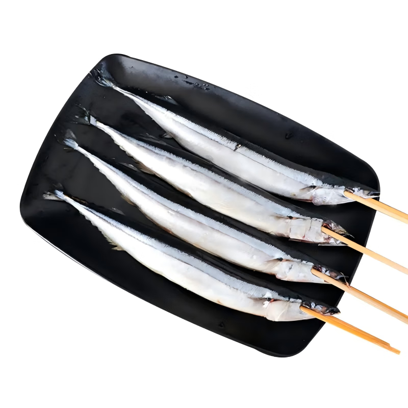游牧御品 秋刀鱼 5串 350g 烤鱼烧烤秋刀鱼串 22.91元（需买2件，共45.81元包邮