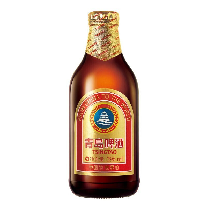 TSINGTAO 青岛啤酒 精酿系列 金质小棕金 296ml*6瓶 16.66元