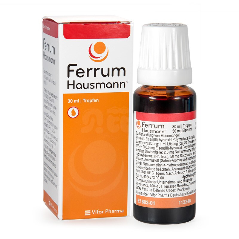 FERRUM HAUSMANN 补铁滴剂 30ml 73元包邮（拍下立减）