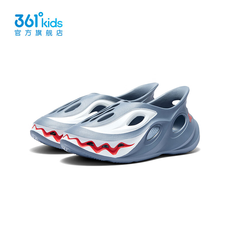 361° 361度 儿童鲨鱼凉鞋洞洞鞋（两色可选） 45.26元（需用券）