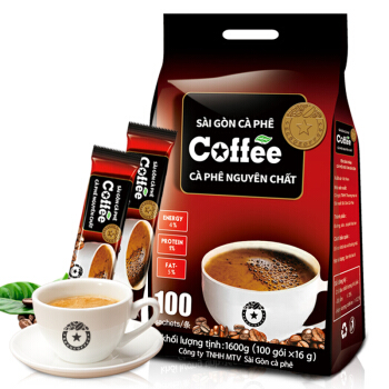 SAGOCAFE 西贡咖啡 越南进口西贡三合一速溶原味咖啡100条1600g 59.43元