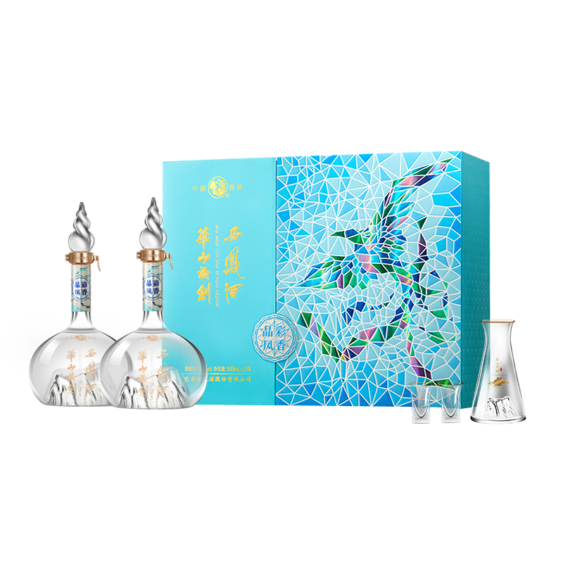 XIFENG 西凤 华山论剑20年 52° 凤香型 500ml 2瓶 378.61元