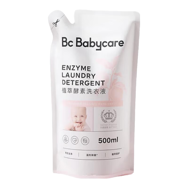 BABYCARE 植萃酵素洗衣液 桃叶-500ml 4.95元（需领券）