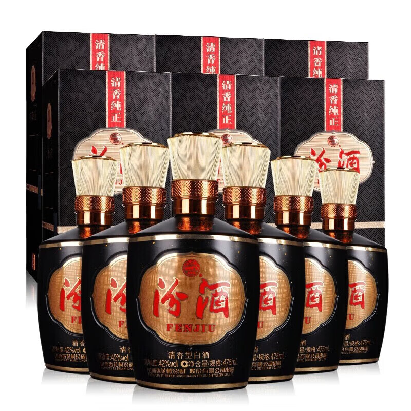 汾酒 巴拿马20 53%vol 清香型白酒 475ml*6瓶 1550元（需用券）