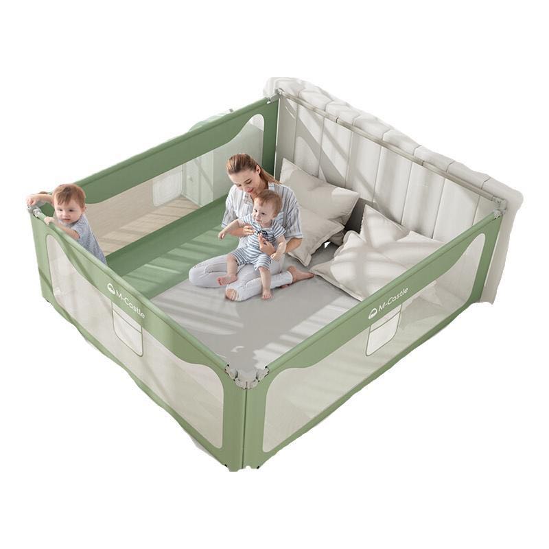 M-CASTLE MC402 婴儿床护栏 单面装 北欧绿 1.8m 79元（需用券）