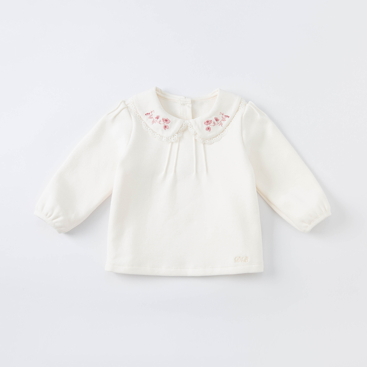 戴维贝拉 女童T恤秋冬新款童装女宝宝洋气打底衫小童加绒上衣 67元（需用