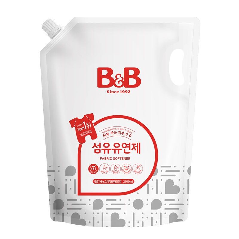 B&B 保宁 婴幼儿专用柔顺剂 2100ml 24元（需买4件，需用券）