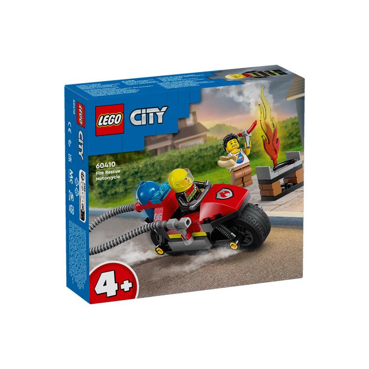 LEGO 乐高 积木男孩 城市60410消防摩托车 儿童玩具4岁以上六一送礼 63元