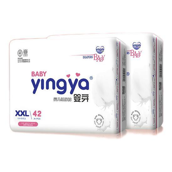 yingya 婴芽 纸尿裤XXL码2包88片 婴儿超薄干爽尿不湿男女宝宝通用 49.27元（需