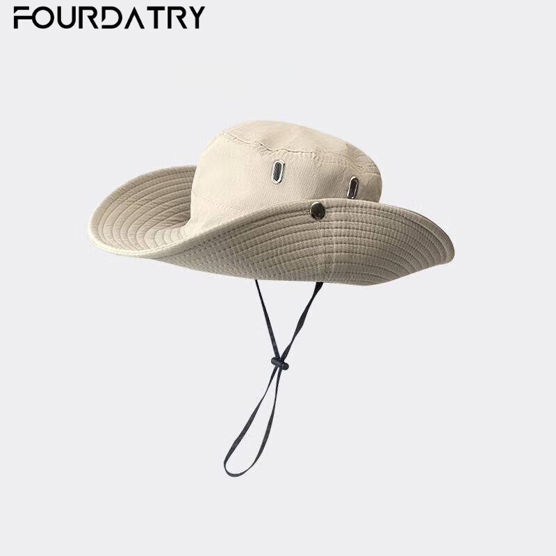 FOURDATRY 户外渔夫帽-米色 均码 13.88元(需用券)