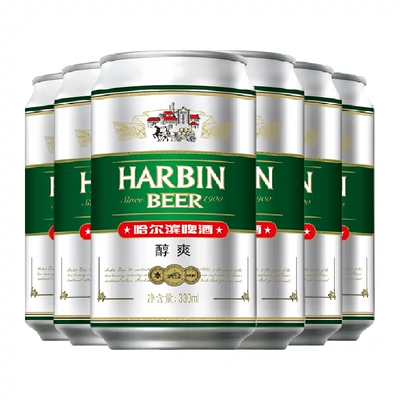88VIP：Harbin Beer/哈尔滨啤酒醇爽330ml*6听 8.45元