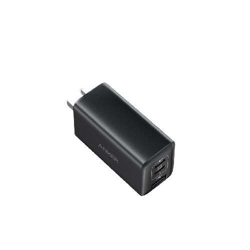 Anker 安克 A2332 氮化镓充电器 Type-C/USB-A 65W+双Type-C 数据线 PVC 1.5m 黑色 线充套