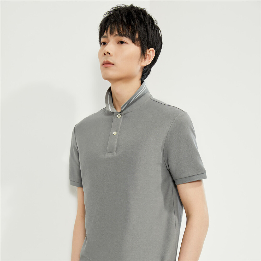 GIORDANO 佐丹奴 短袖Polo衫男冰氧酷凉感字母撞色领翻领上衣01014397 56.8元