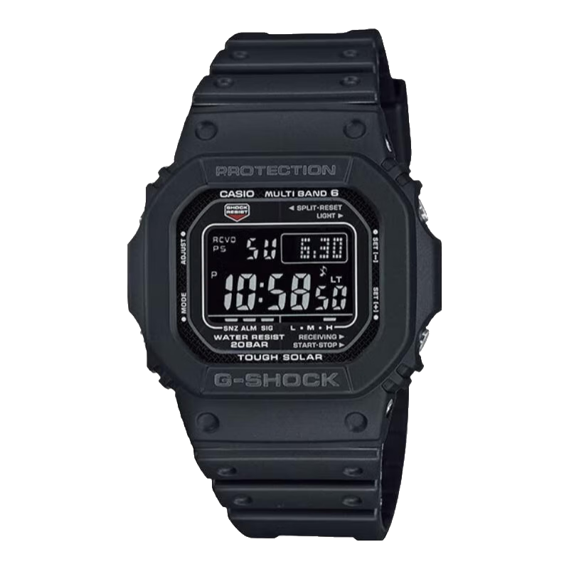 CASIO G-SHOCK 经典系列 43.2毫米太阳能电波腕表 GW-M5610U-1B 590元（需用券）