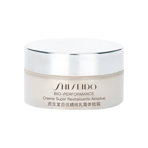 资生堂 百优精纯乳霜面霜18ml 保湿滋养水润提亮 旅行装 百优精纯乳霜18ml 58