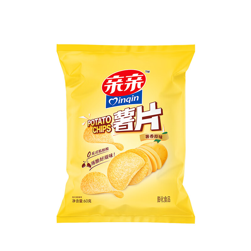 亲亲 食虾条薯片任选 薯片原味 2.23元