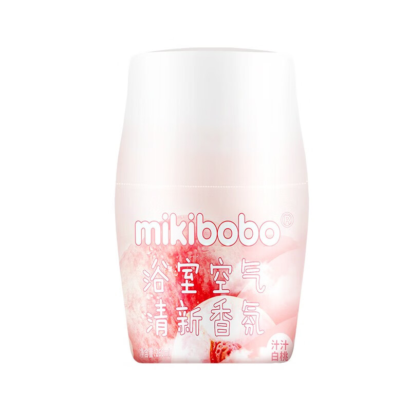mikibobo 米奇啵啵 浴室香氛 桃子味进口原料卫生间厕所去异味 空气清新剂 3 