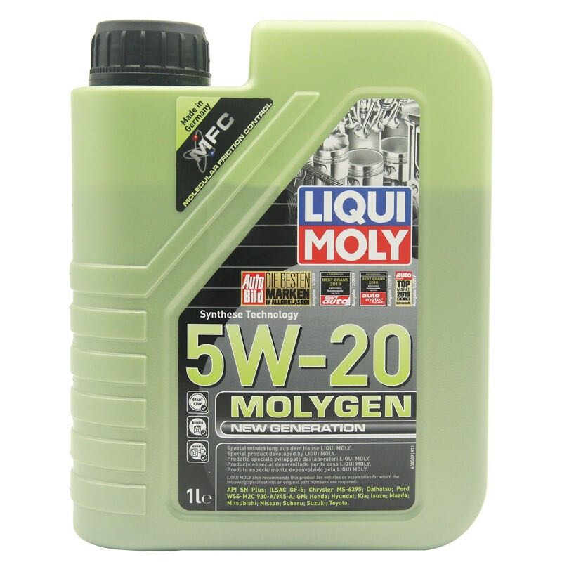 LIQUI MOLY 力魔 魔法基因机油 5W-20 SP GF-6A 1L 汽车用品 98.1元