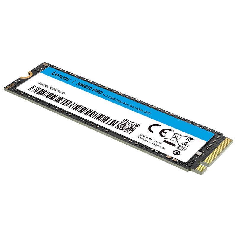 Lexar 雷克沙 NM610PRO M.2 NVMe 固态硬盘 500G 249元