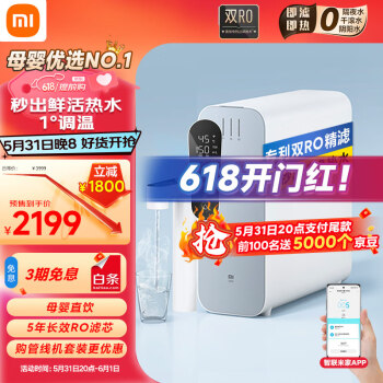 Xiaomi 小米 MR863R 反渗透纯水机 即热式 ￥2199