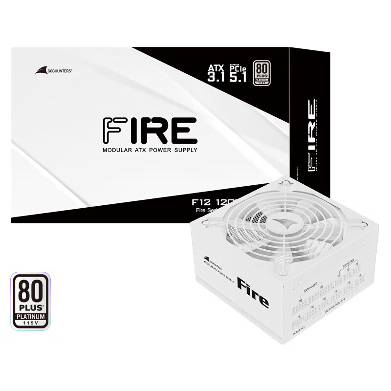 长城 F系列电脑电源 80Plus白金牌 全模组 静音 F12 679元 - 清风线报