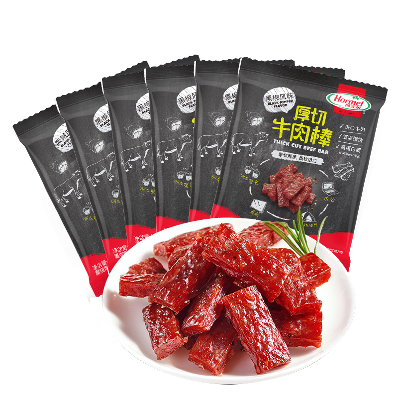 荷美尔（Hormel） 厚切牛肉棒40g*10包 79元（需领券）