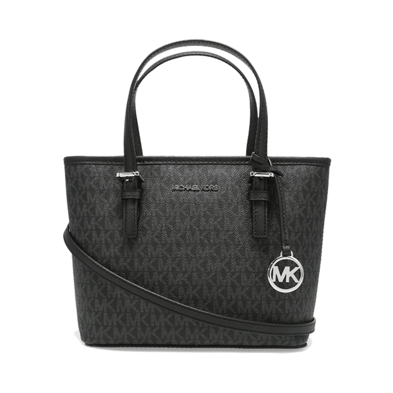 88VIP：迈克·科尔斯 MICHAEL KORS JET SET TRAVEL系列 女士手提包 35T9STVT0B BLACK 