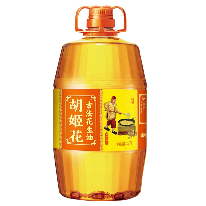 胡姬花 古法花生油1.8L 物理压榨一级特香花生油蒸鱼炒菜增香食用油 ￥29.9