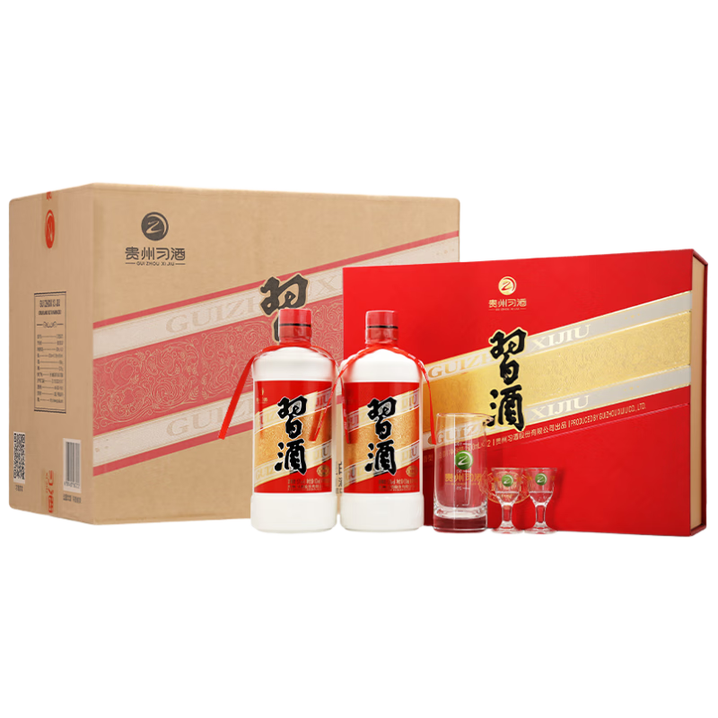 年货节:习酒 圆习酒 53° 酱香型 500ml 6瓶 477.5元
