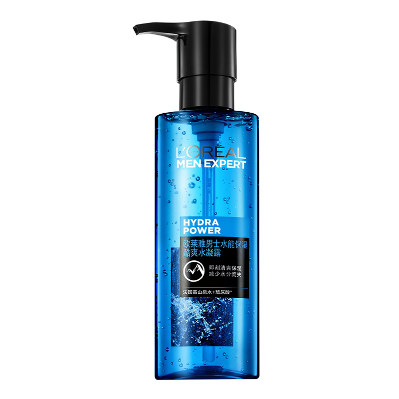 L'OREAL PARIS 男士水能保湿酷爽水凝露 120ml 79元