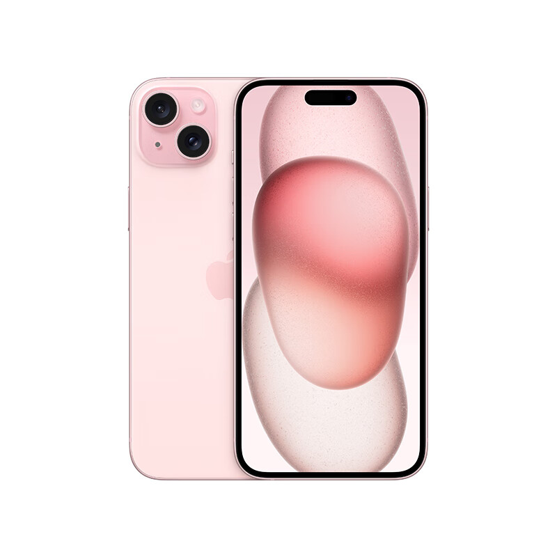 Apple/苹果 【一年AC+套装版】 iPhone 15 Plus (A3096) 128GB 粉色 支持移动联通电信5G