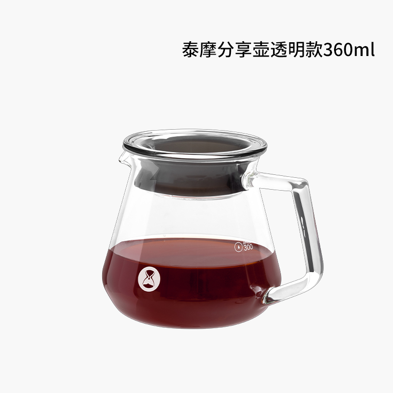 TIMEMORE 泰摩 TCD03CL 玻璃咖啡分享壶 360ML 透明 78元