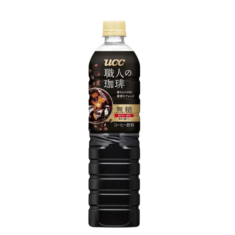 plus会员:悠诗诗（UCC）职人低糖黑咖啡 饮料 原装进口 900ml/瓶 9.85元