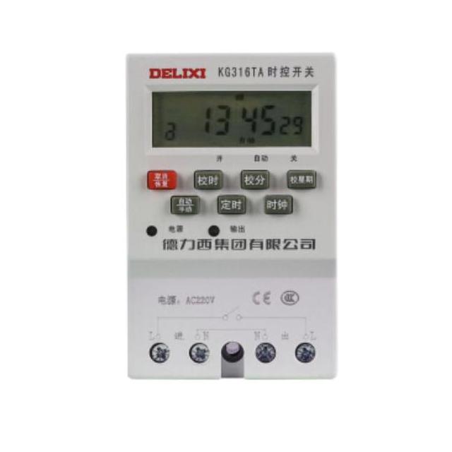 DELIXI 德力西 KG316TA 微电脑小时控开关 220V 46.8元