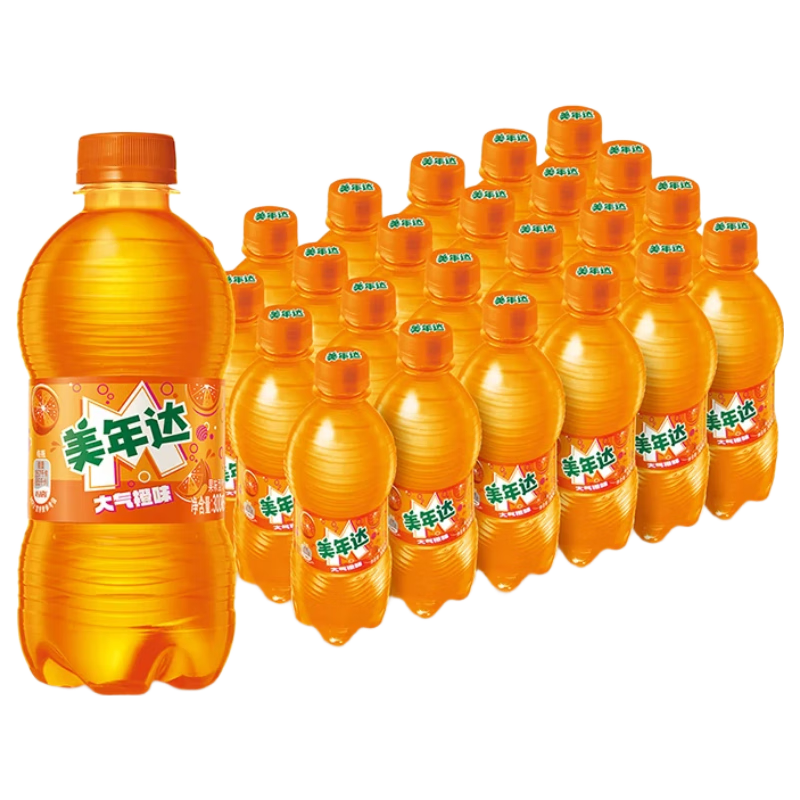 Mirinda/美年达 橙味 碳酸饮料 瓶装 300ml 24瓶 22.84元