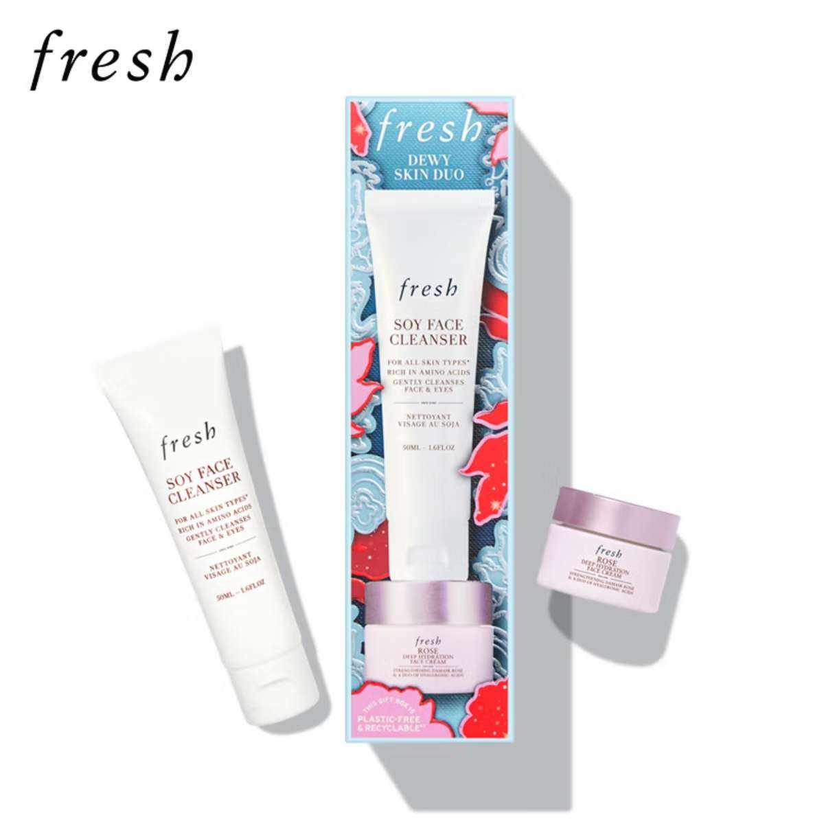 PLUS会员、京东百亿补贴:Fresh馥蕾诗 玫瑰密集补水礼盒 106.9元（需领券）