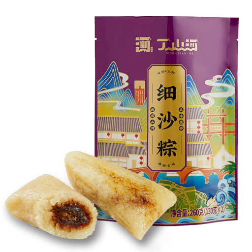 丁山河 细沙粽 130g*6只 7.9元（需用券）