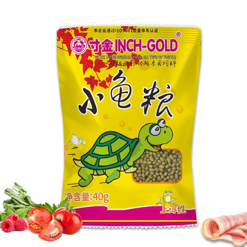 寸金 INCH-GOLD 小型龟龟粮 3mm 40g ￥3.9