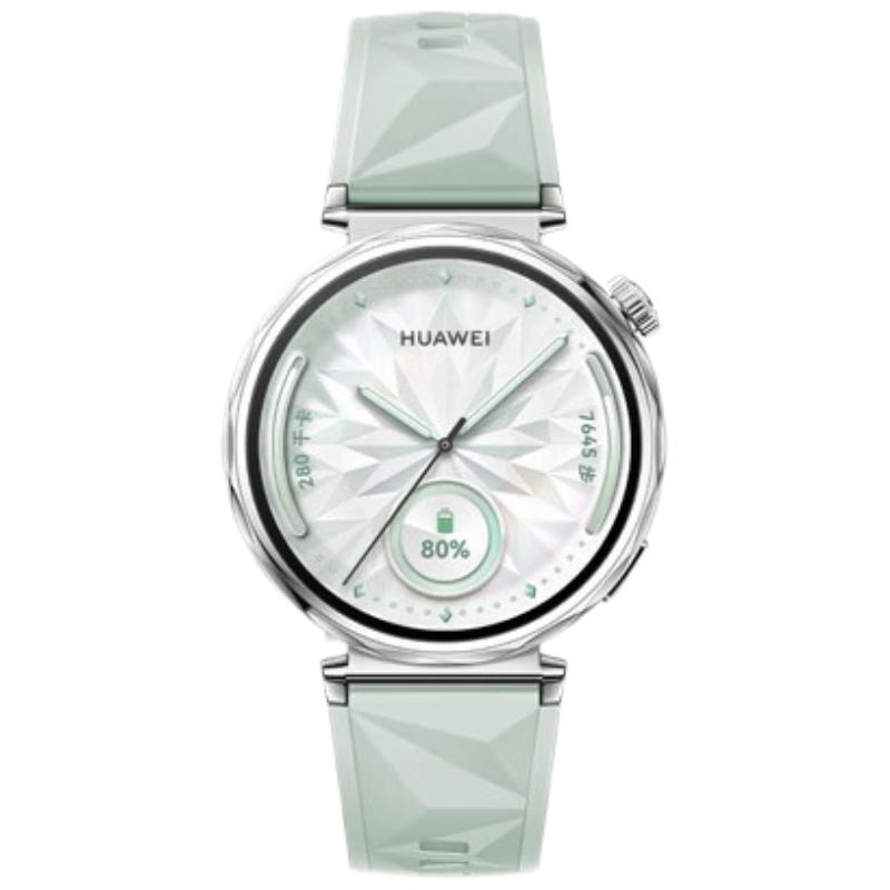 国家补贴：华为 WATCH GT 5 41mm 湖光青 氟橡胶表带华为智能手表玄玑感知系统 