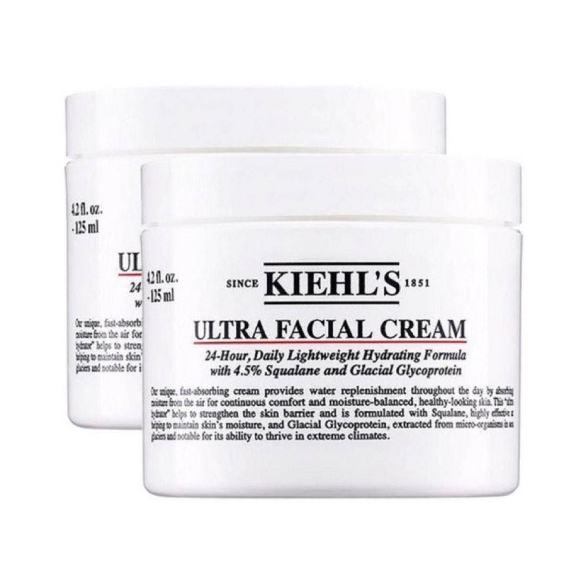 Kiehls 科颜氏 高保湿面霜 125ml*2 399元（三人团）