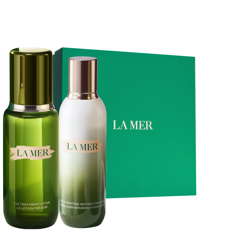 plus会员：海蓝之谜（LA MER）精萃水乳套装(精萃水+精萃乳) 3390.1元包邮（部