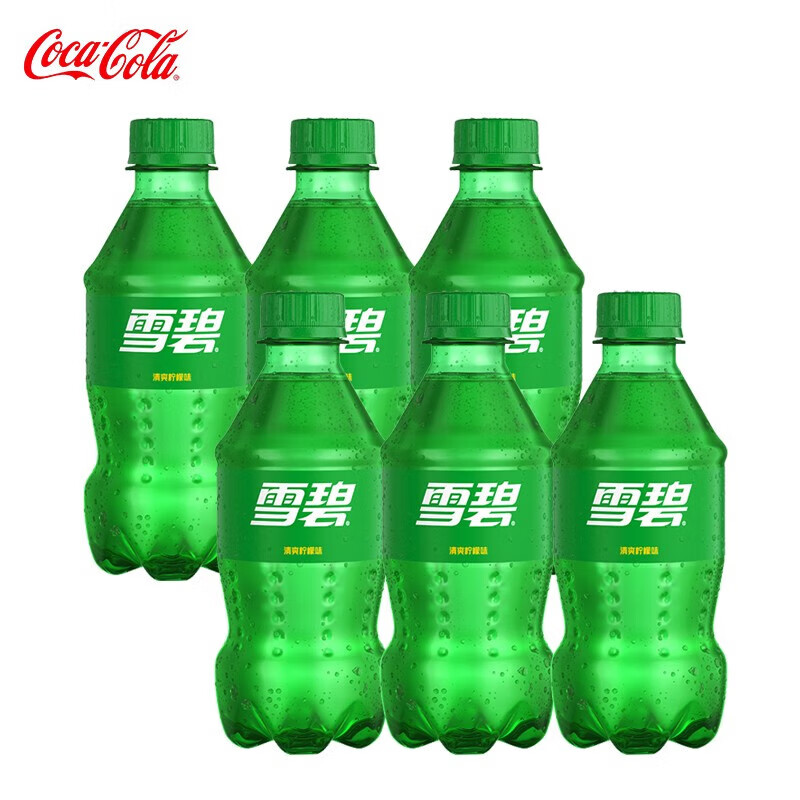 概率卷：可口可乐（Coca-Cola）汽水碳酸饮料 300ml*6瓶 3.5元包邮