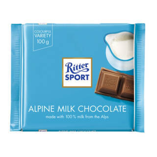 Ritter SPORT 阿尔卑斯牛奶巧克力 100g 12.27元（需买3件，共36.81元，需用券）