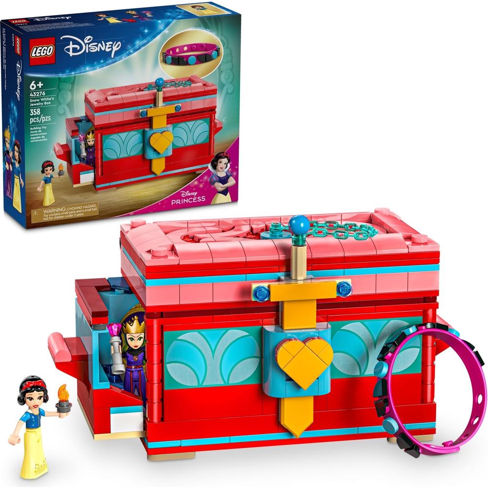 LEGO 乐高 迪士尼公主系列 43276 白雪公主珠宝盒 279元（需用券）