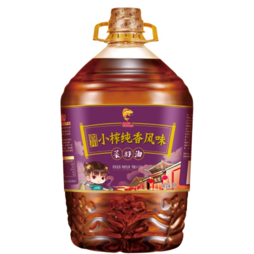 鲤鱼 四川小榨纯香菜籽油 非转基因 5L 56.66元（需买3件，需用券）