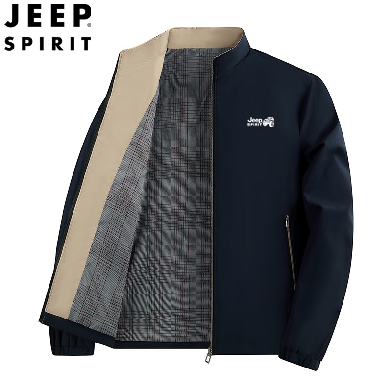 移动端、京东百亿补贴：JEEP SPIRIT 吉普 男士夹克 100129930434 139元